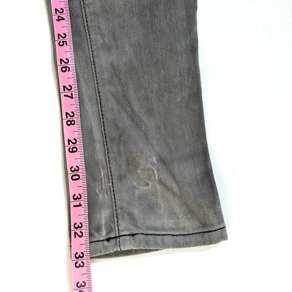 Current Elliott 1968-0002 Bleach Out Night Destroy Grey Skinny Jeans, Size 27 - Picture 14 of 14